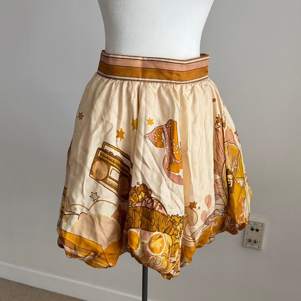 Zimmerman silk mini skirt